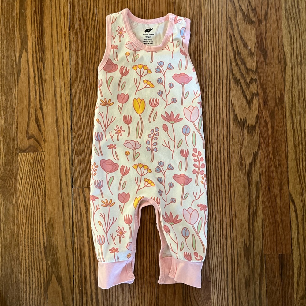 Monica + Andy wildflower print sleeveless romper